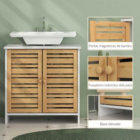 Estante com Prateleiras – Modelo Cefalù – 60x30x60 – Madeira – 6 Nívei