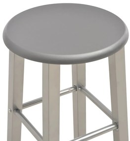 Bancos de bar 2 pcs MDF antracite