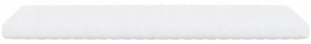Colchão de espuma 100x200 cm 7 zonas dureza 20 ILD branco