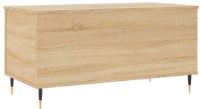 Mesa de centro 90x44,5x45 cm derivados madeira carvalho sonoma