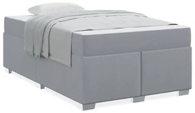 Estrutura da Cama Outros Cinzento-claro 120 x 190 cm tecido