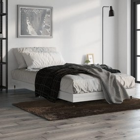 Estrutura cama 90x200 cm derivados de madeira cinzento sonoma