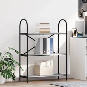 vidaXL Estante Cinza Sonoma 80 x 30 x 109 cm Madeira processada