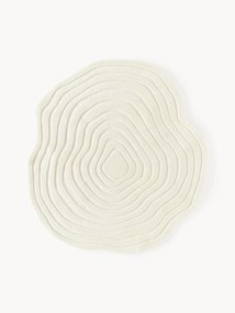 Tapete em lã artesanal com forma orgânica Niria