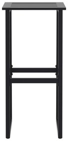 Conjunto de bar para jardim 9 pcs aço revestido a pó preto