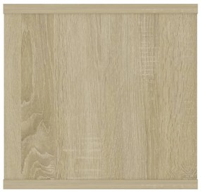 Estante de parede 102x30x29cm derivados madeira carvalho sonoma