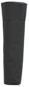 vidaXL Capa p/ aquecedor forma pirâmide 86x47x241 cm oxford 420D preto