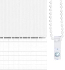 Estore de rolo 80 x 150 cm, linhas de zebra / Branco