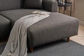 Sofá-Cama de Canto Mane – Antracite – 246x85x160 cm