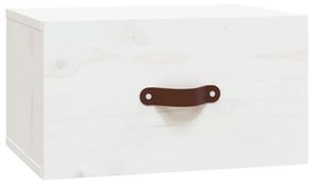 Mesas de cabeceira montagem na parede 2 pcs 40x29,5x22cm branco