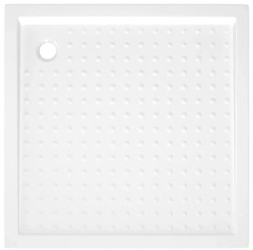 Base de chuveiro com pontos 90x90x4 cm ABS branco