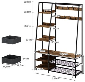 Cama de plataforma moderna com estrutura de metal e armazenamento 208 x 164 x 101 cm, preta