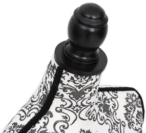 Busto manequim de senhora preto e branco