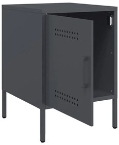 Mesa de cabeceira 36x39x50,5 cm aço antracite