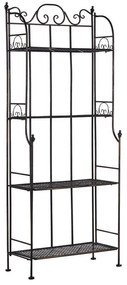 Estante de metal preto ISERNIA Beliani
