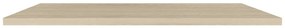 Prateleiras parede suspensas 4 pcs 120x23,5x3,8cm MDF carvalho