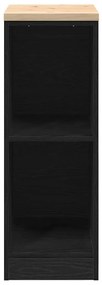 Armário de arrumação de garagem Preto 30x51x85 cm