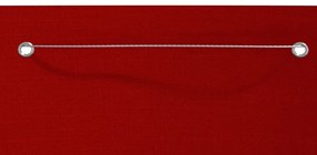 Tela de varanda 120x240 cm tecido oxford vermelho