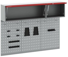 Conjunto de Armário e Painel de Ferramentas VidaXL com 5 Peças Montado