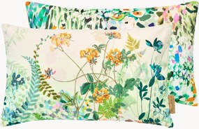 Capa de almofada reversível em veludo Spring Breeze