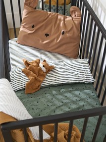 Capa de edredon para bebé, Green Forest verde medio estampado