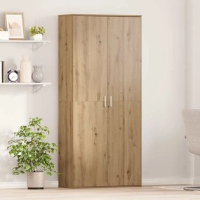 vidaXL Highboard carvalho artisiano 80 x 35 x 180 cm