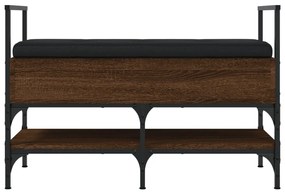 Banco sapateira 85,5x42x57,5cm deriv. madeira carvalho castanho