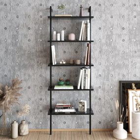Estante Paula – Preto – 60x174x22 cm