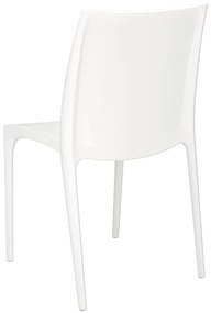 Cadeiras de jardim 2 pcs polipropileno 50x46x80 cm cor creme