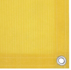 Tela de varanda 75x600 cm PEAD cor amarelo