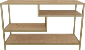 Móvel TV Robbins – Dourado Carvalho – 120x39x75 cm