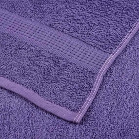 Toalhas de banho 10 pcs 100x150 cm 360gsm 100% algodão roxo