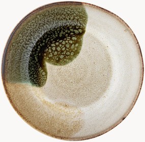 Prato de sopa com vidrado reativo Jules