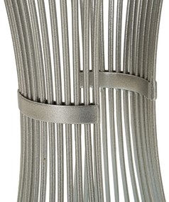 MESA DE APOIO Ø 40X79 CM PRATEADA