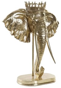 Figura Decorativa Dkd Home Decor Elefante Dourado Resina (49 X 26,5 X 57 cm)