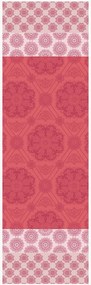 Corredor de mesa jacquard Mille Rosaces Framboise