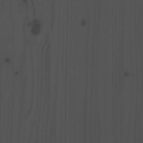 Banco de jardim 109x48x91,5 cm madeira de pinho maciça cinzento