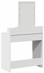 Mesa de Maquilhagem com Luzes LED Brancas 79x41x140 cm