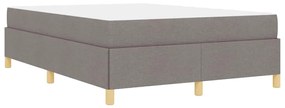 Cama Box Outros Taupe e Branco 140 x 190 cm tecido