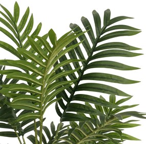 Palmeira artificial com 3 troncos 120 cm PP verde