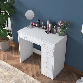 ****  
Mesa de Maquilhagem BJ108 – Branco – 90 cm x 81,6 cm x 44,5 cm