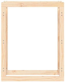 Suporte para lenha 80x25x100 cm pinho maciço