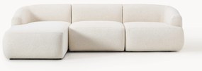 Sofá de canto modular em bouclé Sofia (3 lugares)