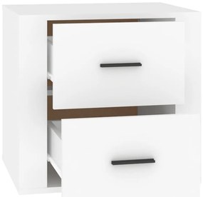 Mesa de cabeceira 50x39x47 cm branco