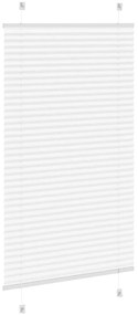 Branco Plissada Cega 80x100 cm Largura Tecido 79,4 cm Poliéster