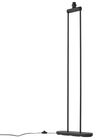 Candeeiro de pé moderno preto - Thijmen