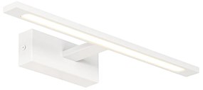 Candeeiro de parede branco 41,5 cm incl. LED IP44 - Jerre Design