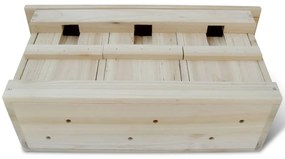 Caixa-Ninho para Pardais 44 x 15,5 x 21,5 cm