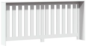 Cobertura de radiador 175x20x82 cm derivados de madeira branco