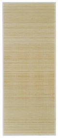 Tapete de bambu 100x160 cm natural